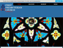 Tablet Screenshot of firstpreslaurens.org